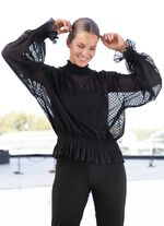 Skjorta med st&aring;krage 