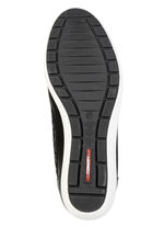 ELENA EDEN ballerina i nappal&auml;der och gl&auml;nsande pr&auml;glat l&auml;der SCHWARZ