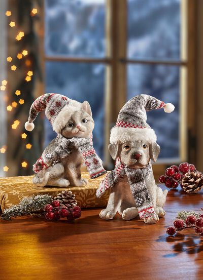 Vinterdekorationsfigurer 