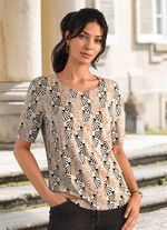 Skjorta med snyggt helt&auml;ckande tryck 