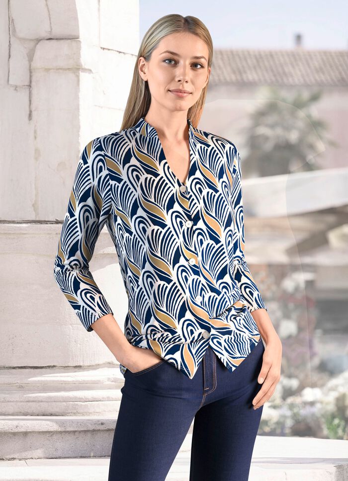 Vackert designad skjortblus 