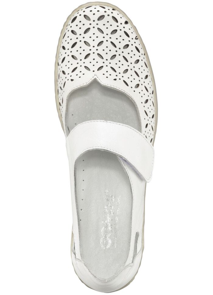 Skor från Gemini av mjukt skinn VIT