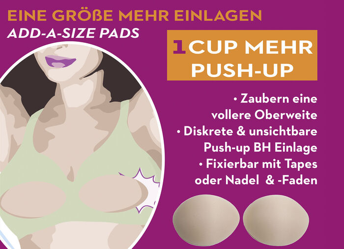 Miss Perfect Wow 2 Go One Size Up BH-inlägg, 