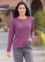 Tr&ouml;ja med nyull MAUVE