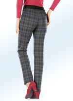 Byxor i trendig rutig design 