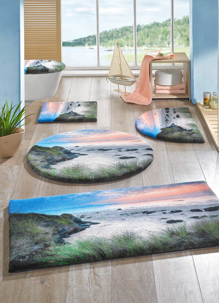 Badrumsset med halkfri latexbaksida 