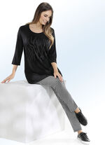 Byxor med trendig houndstooth-design 