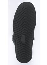 ELENA EDEN, fodrade damst&ouml;vlar, vinterskor, bredd H, med lammskinn SVART