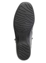 ELENA EDEN bootie med en subtil skrynklig struktur och metallsmycken 