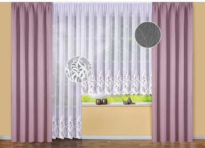 L&aring;ng gardin med universalskeneband 