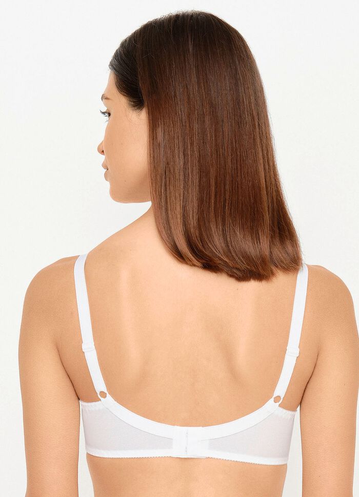 Susa dirndl-bh med yttre band VIT