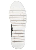 ELENA EDEN, snygga damsneakers, vidd G, med uttagbar fotb&auml;dd SCHWARZ-ALTSILBER