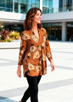 Tunika med st&aring;krage 