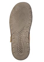 GINO GALANTE, klassiska herrsandaler, tillverkade av l&auml;der COGNAC