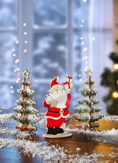 Juldekorationer, 3 stycken 