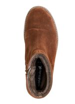 Waldl&auml;ufer, fodrade damst&ouml;vlar, vinterskor, bredd H, med lammskinn KONJAK