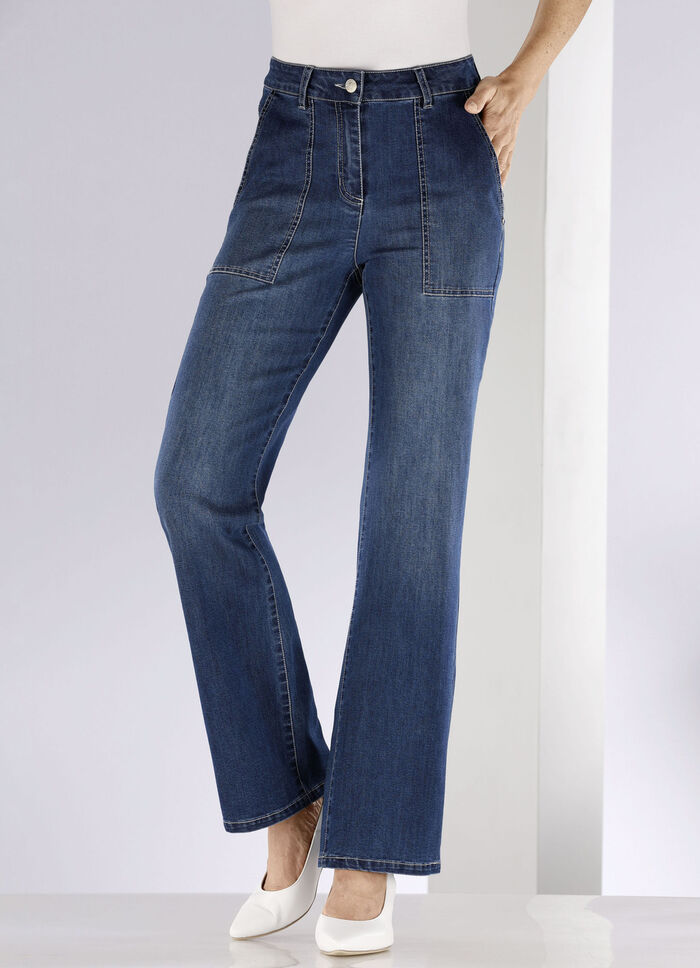 4-ficks jeans DUNKELBLAU