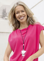 Halsband med ginkgoblad 