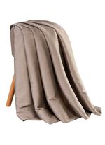 Unik enkelsjal med multifunktionellt band TAUPE