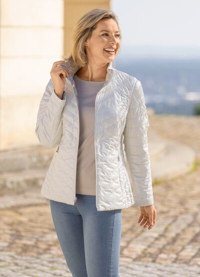 v&auml;ndbar jacka med dragkedja 