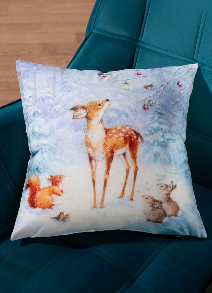 Kuddfodral i sammetslook 