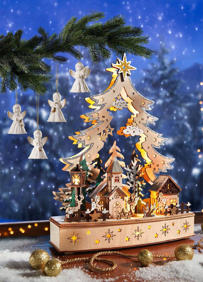 Vacker b&aring;ge av ljus 