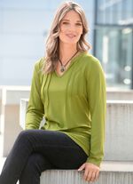 Skjorta med instick framtill 