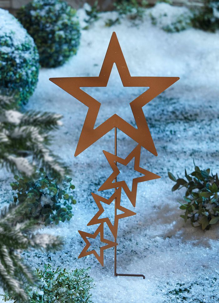 Tr&auml;dg&aring;rdsstakestj&auml;rnor gjorda av rostf&auml;rgad metall 