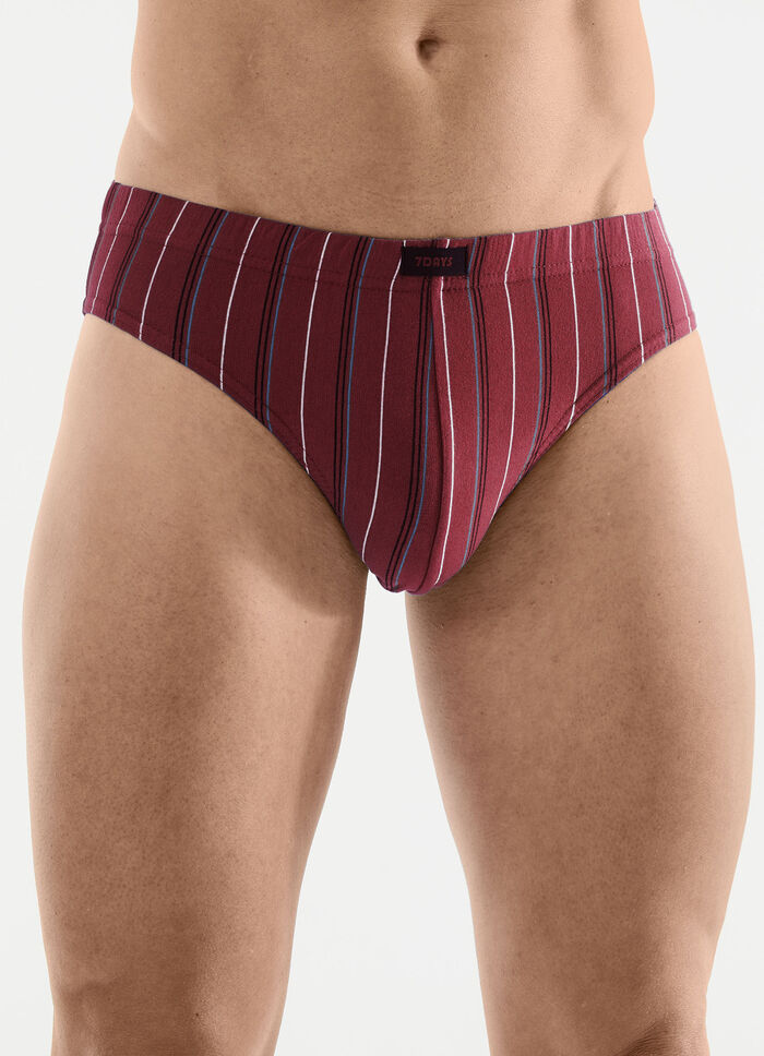 Sexpack trosor med randig design, 