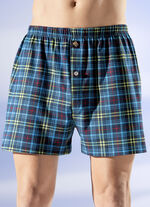 Boxershorts i fyrpack med rutig design 