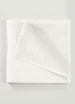 Våffelpique frottéserie av bomull ECRU