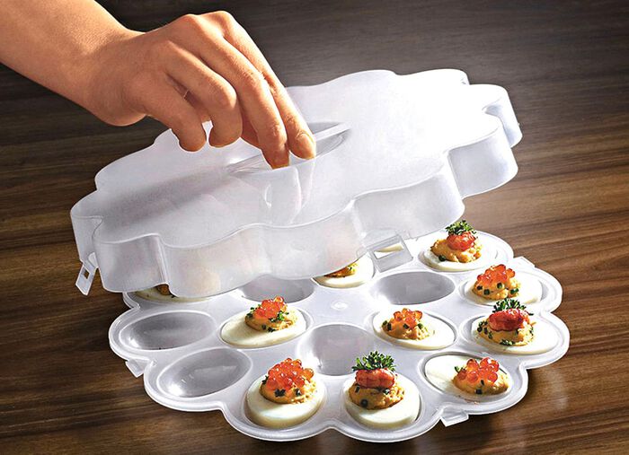 &Auml;ggbricka med plastlock 