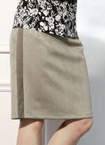 Kjol i mocka-look 