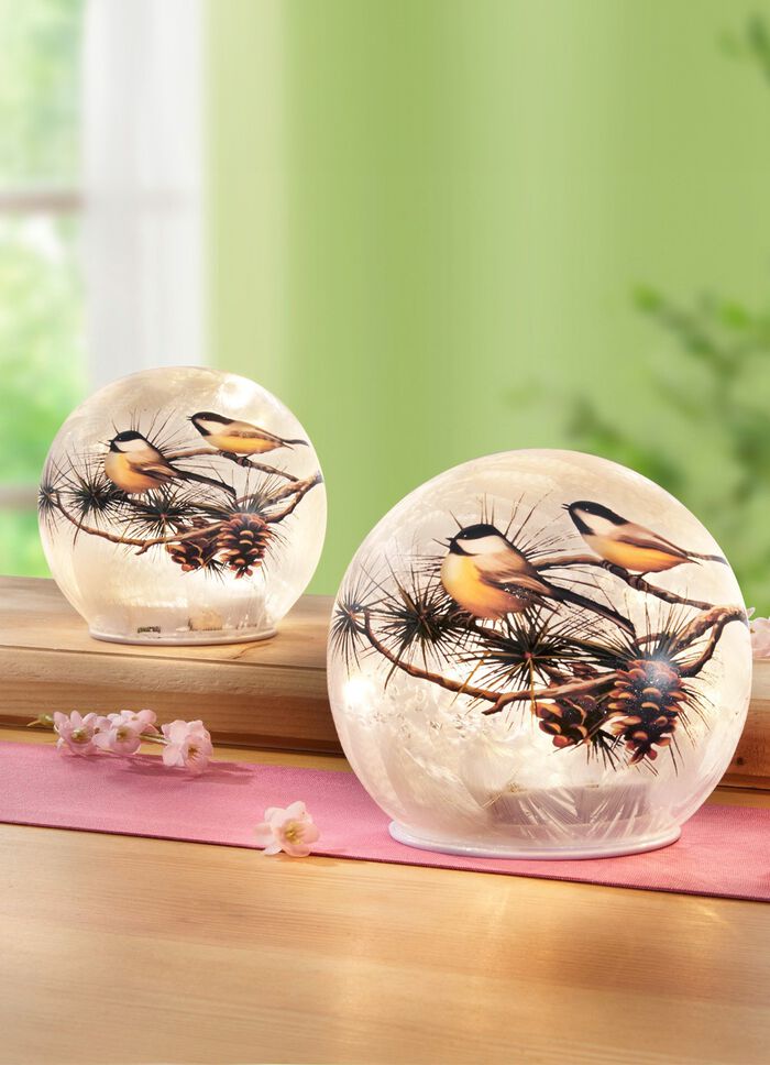 Upplyst boll, set om 2 