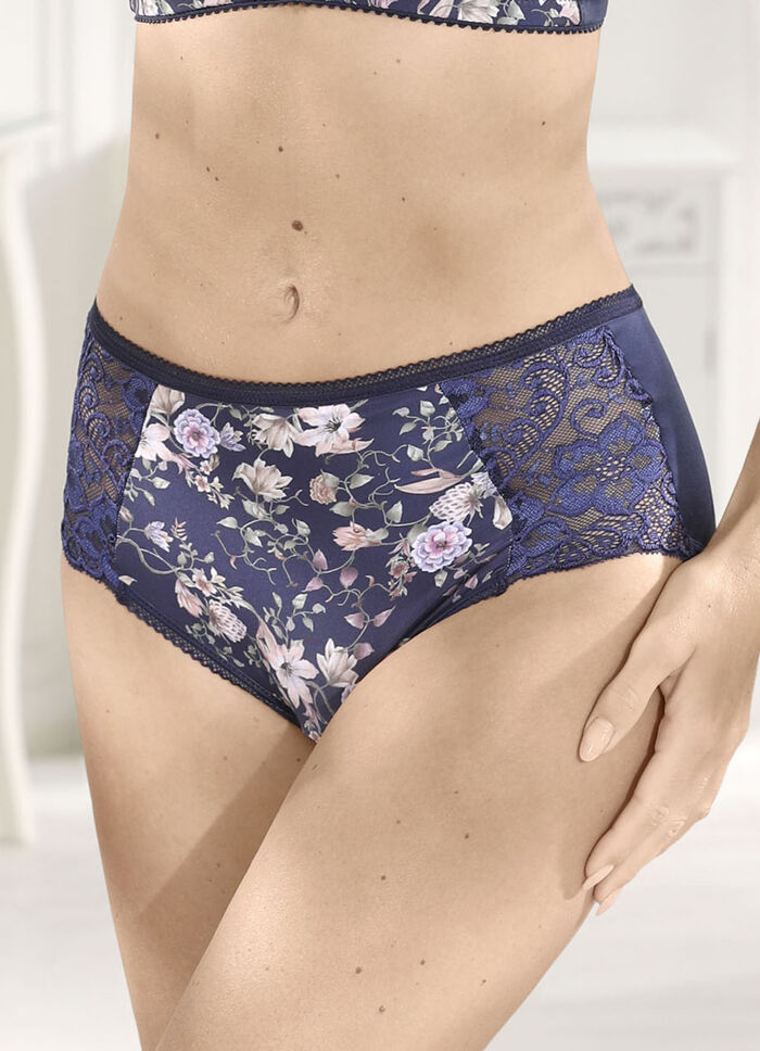 Miss Mary-trosa med harmonisk blommig design MARINE-BUNT