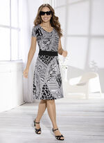 Klänning med vackra veck 