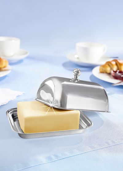 isolerad sm&ouml;rfat av rostfritt st&aring;l 