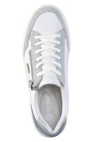 Remonte sneakers gjorda av nappa och mocka med metallic kant, 