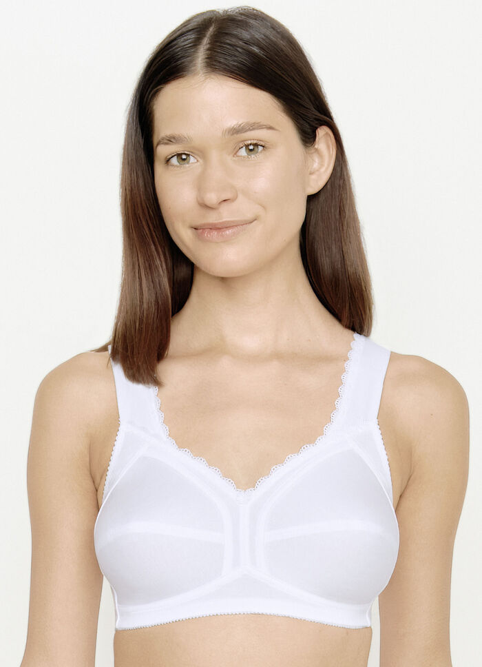 Susa bh med spetskant VIT