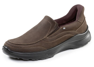 Klassiska herrtofflor, bredd H, med uttagbar fotbädd 