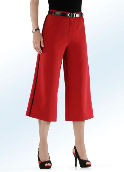 Rockbyxor med trendiga kontrastpasspoaler 