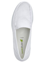 Waldläufer loafer i narvat hjortnappaläder VIT