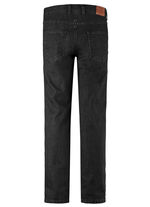 "Francesco Botti"-jeans med bekv&auml;m midjeband i 3 f&auml;rger SVART