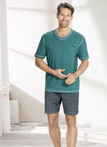 Shorty med broderat motiv och designade shorts 
