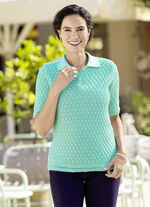 Tröja med diamantmönster 