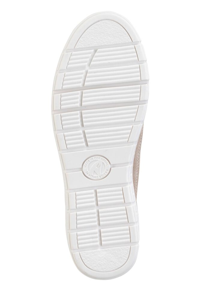 ELENA EDEN sneakers med sn&ouml;rning av mocka 