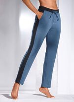 Byxor med dragsko MARINE-JEANSBLAU