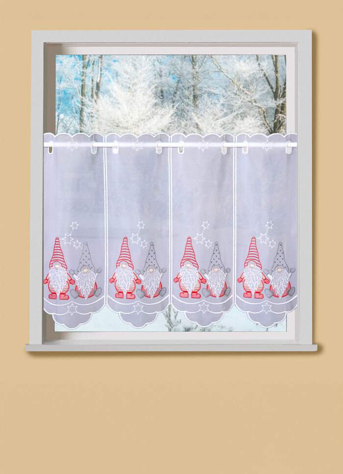 Korta persienner med böjda ändar 