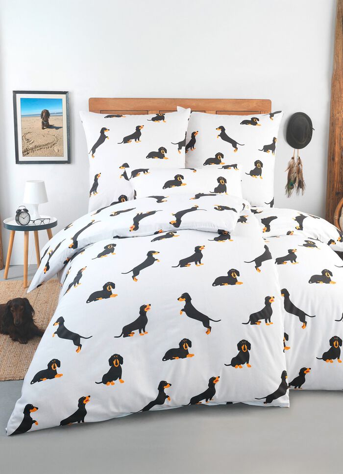 Dubbelsidigt tryckt s&auml;ngkl&auml;derset 