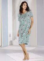 Tv&aring;pack vadl&aring;nga nattlinnen med broderad spets 